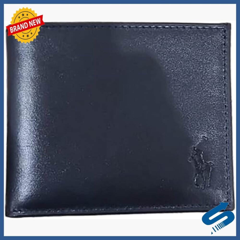 Genuine Leather Bifold Wallet Slim Profile Multiple Card Slots
